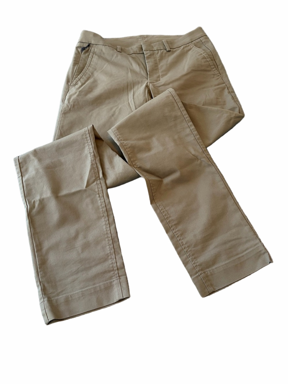 Kit and Ace Olive Straight-Leg Trousers